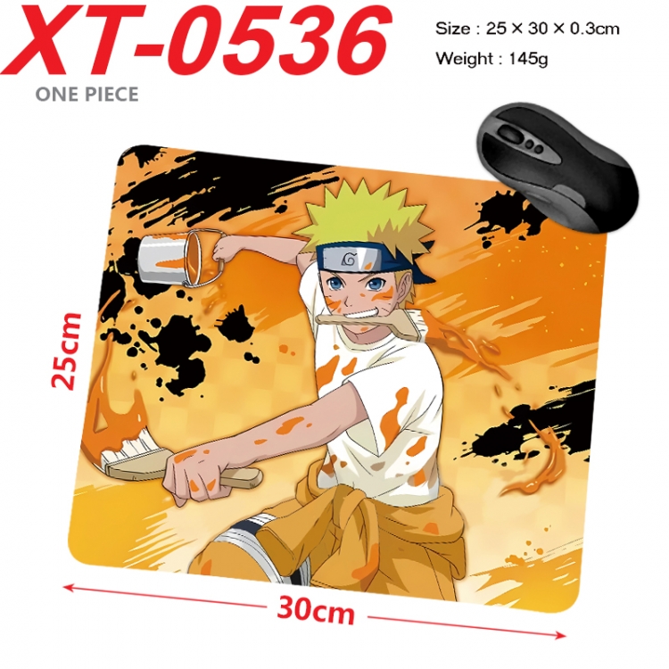 Naruto Anime peripheral new lock edge mouse pad 25X30cm  XT-0536