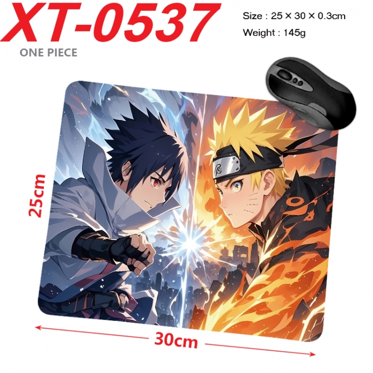 Naruto Anime peripheral new lock edge mouse pad 25X30cm XT-05367