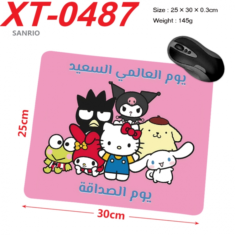 sanrio Anime peripheral new lock edge mouse pad 25X30cm  XT-0487