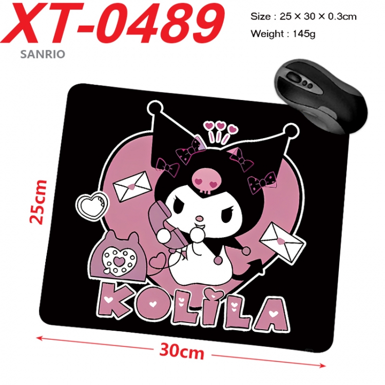 sanrio Anime peripheral new lock edge mouse pad 25X30cm  XT-0489