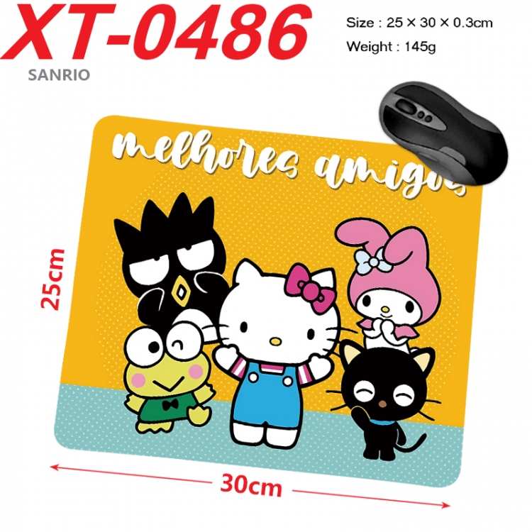 sanrio Anime peripheral new lock edge mouse pad 25X30cm XT-0486