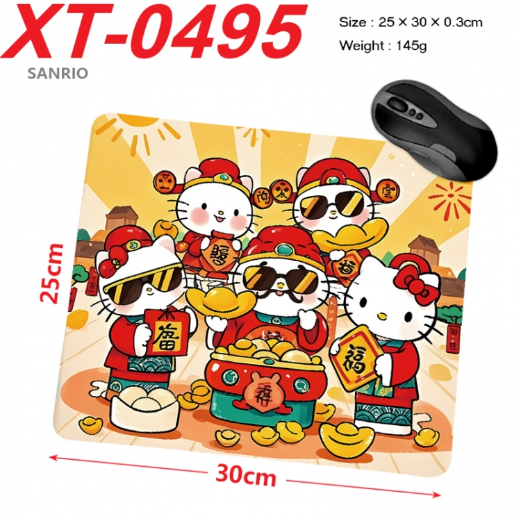 sanrio Anime peripheral new lock edge mouse pad 25X30cm XT-0495