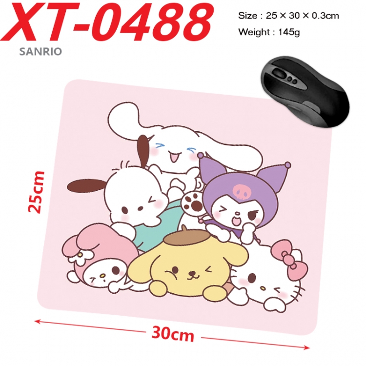 sanrio Anime peripheral new lock edge mouse pad 25X30cm  XT-0488