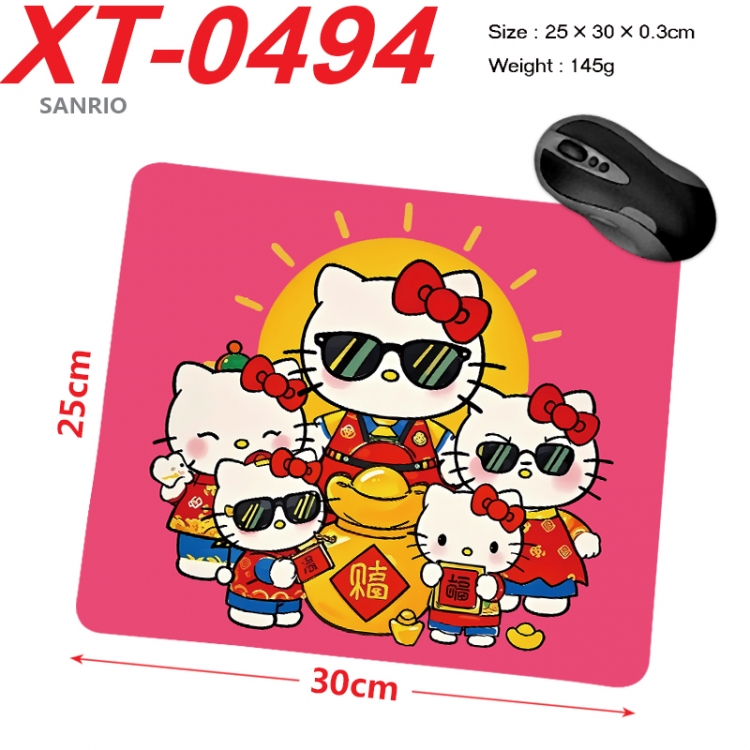 sanrio Anime peripheral new lock edge mouse pad 25X30cm XT-0494