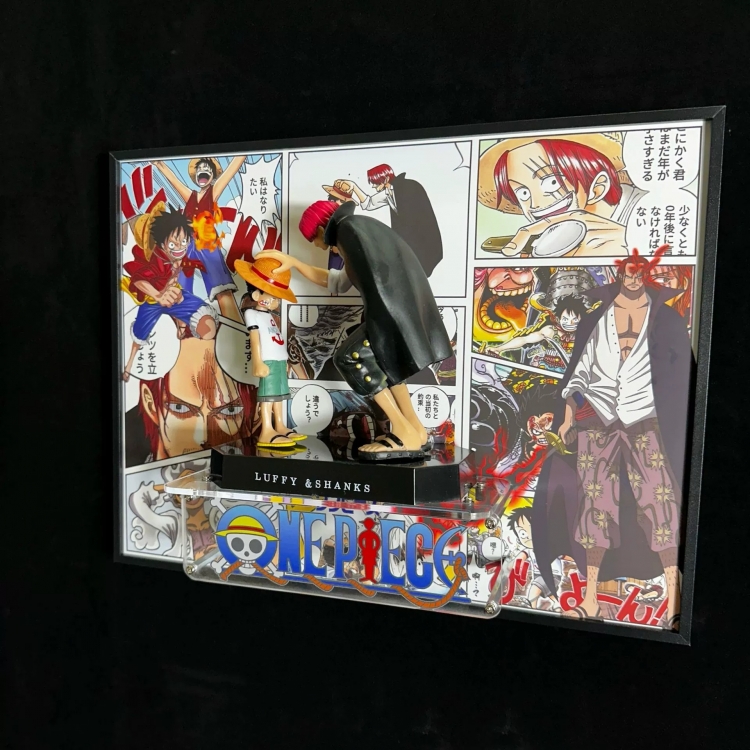 One Piece Anime 3D Model Trendy Play Gift Ornament Handmade Combination Painting