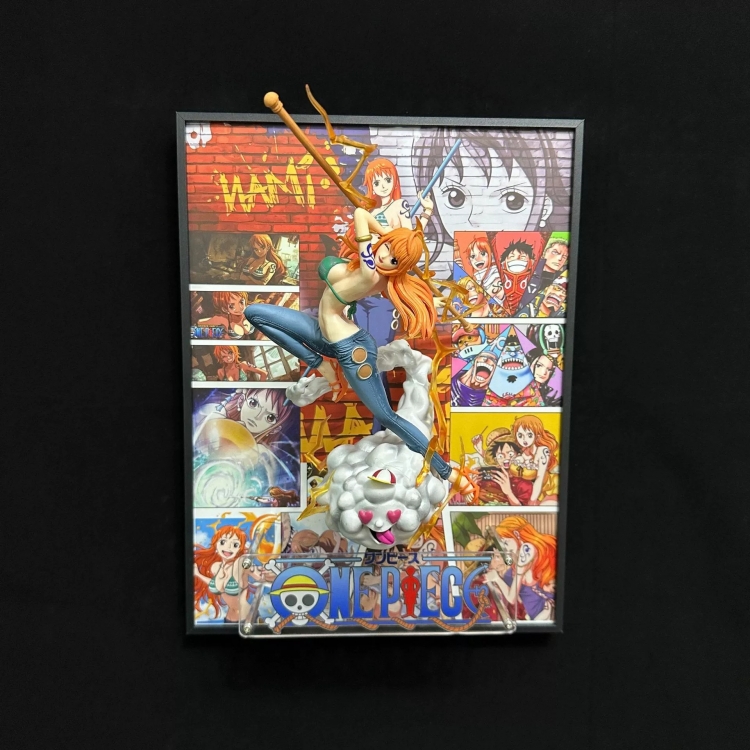 One Piece Anime 3D Model Trendy Play Gift Ornament Handmade Combination Painting