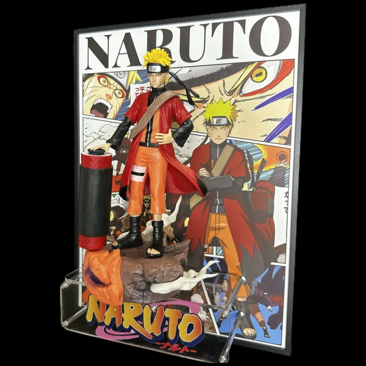  Naruto Anime 3D Model Trendy Play Gift Ornament Handmade Combination Painting