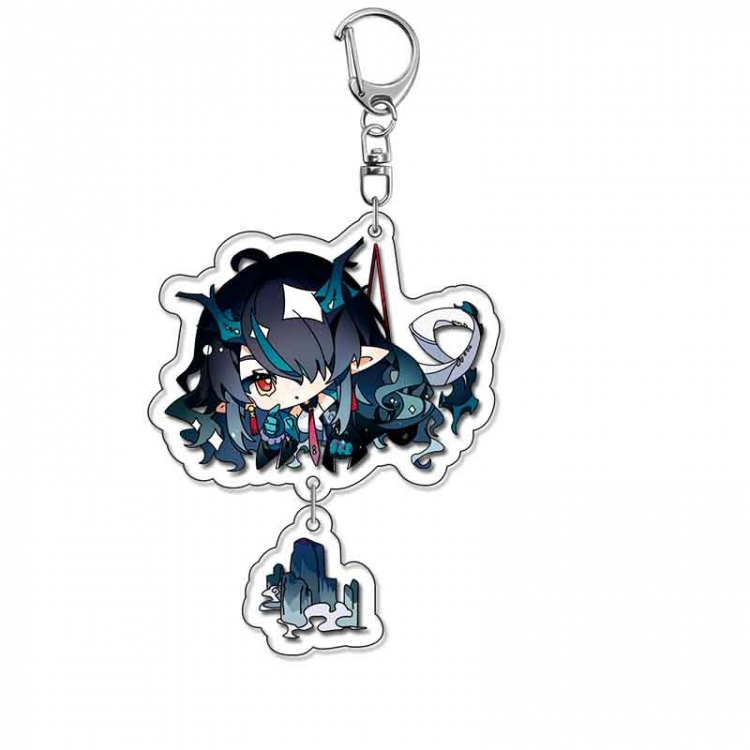 Arknights Anime acrylic Pendant Key Chain  price for 5 pcs 18037