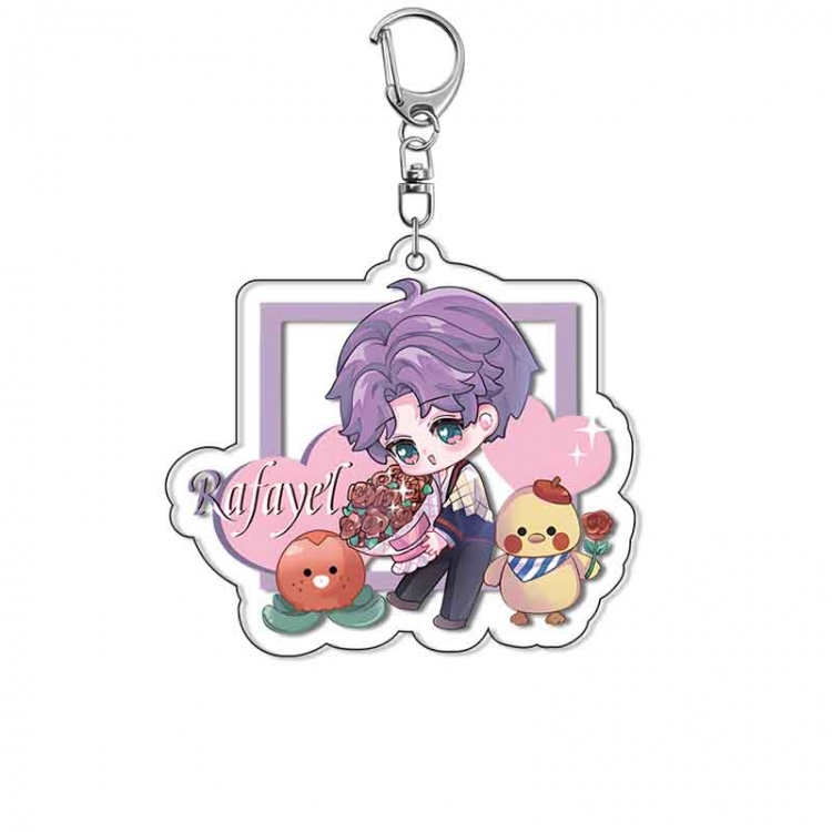 Love and Deepspace Anime Acrylic Keychain Charm price for 5 pcs 18051