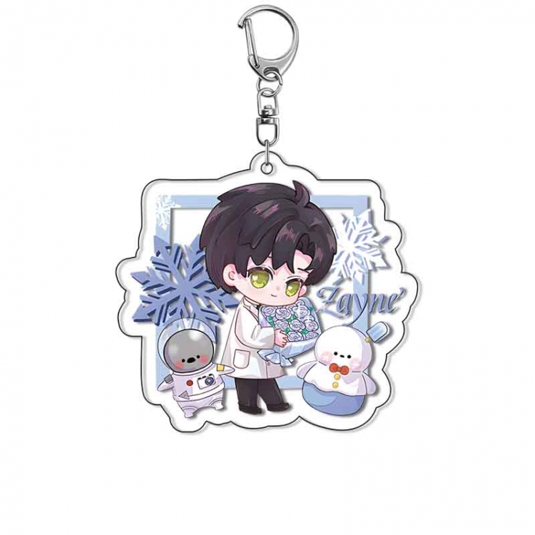 Love and Deepspace Anime Acrylic Keychain Charm price for 5 pcs 18054