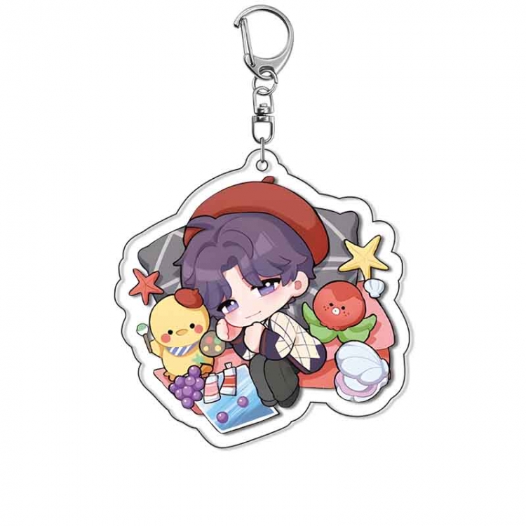 Love and Deepspace Anime Acrylic Keychain Charm price for 5 pcs 18055