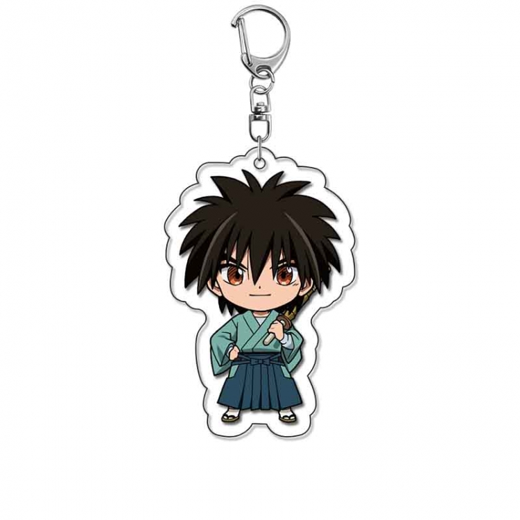 RUROUNI KENSHIN Anime Acrylic Keychain Charm price for 5 pcs 18088