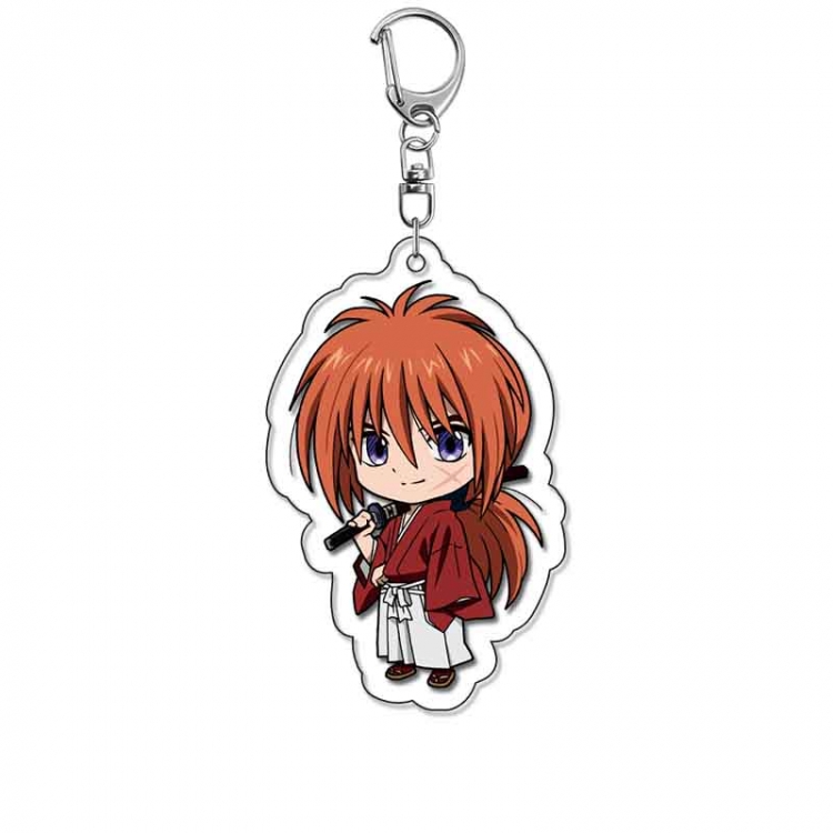 RUROUNI KENSHIN Anime Acrylic Keychain Charm price for 5 pcs 18086