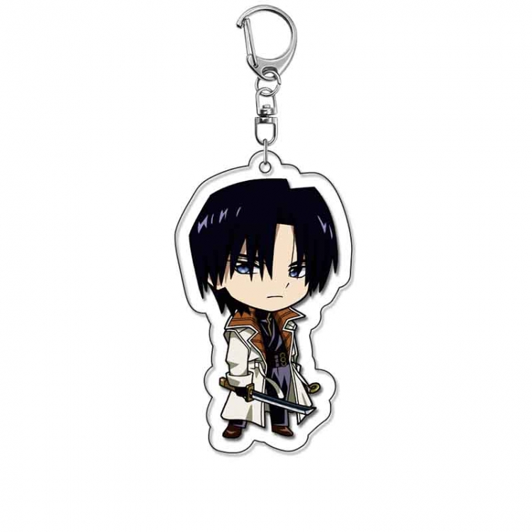 RUROUNI KENSHIN Anime Acrylic Keychain Charm price for 5 pcs 18090