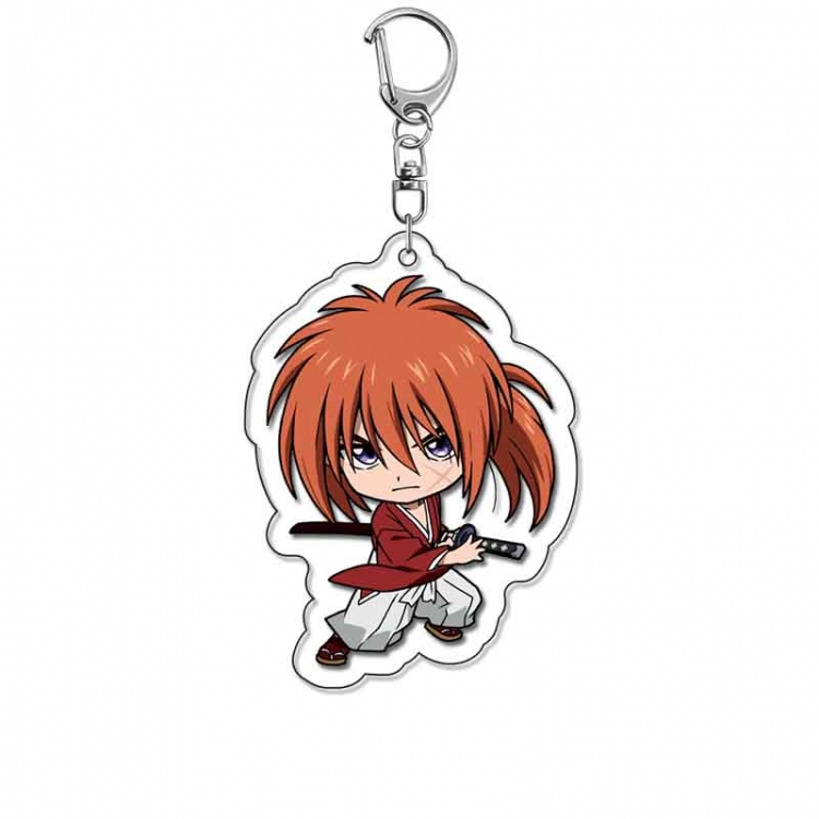 RUROUNI KENSHIN Anime Acrylic Keychain Charm price for 5 pcs 18085