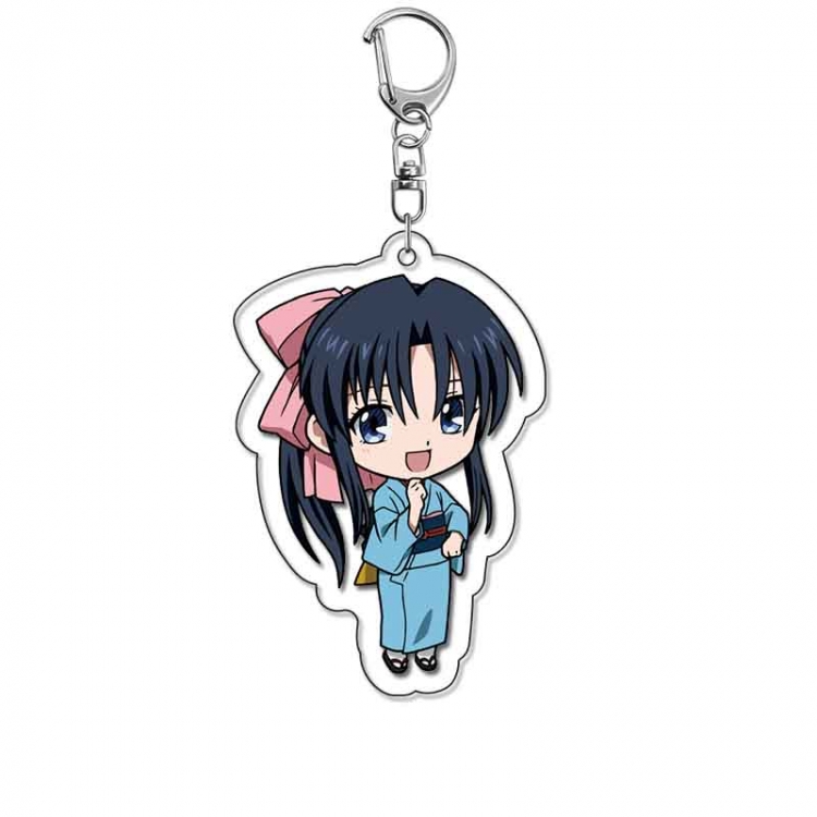 RUROUNI KENSHIN Anime Acrylic Keychain Charm price for 5 pcs 18087