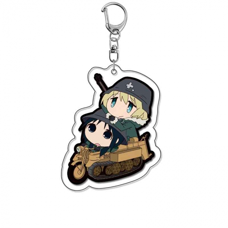 Shoujo Shuumatsu Ryokou Anime Acrylic Keychain Charm price for 5 pcs 18100