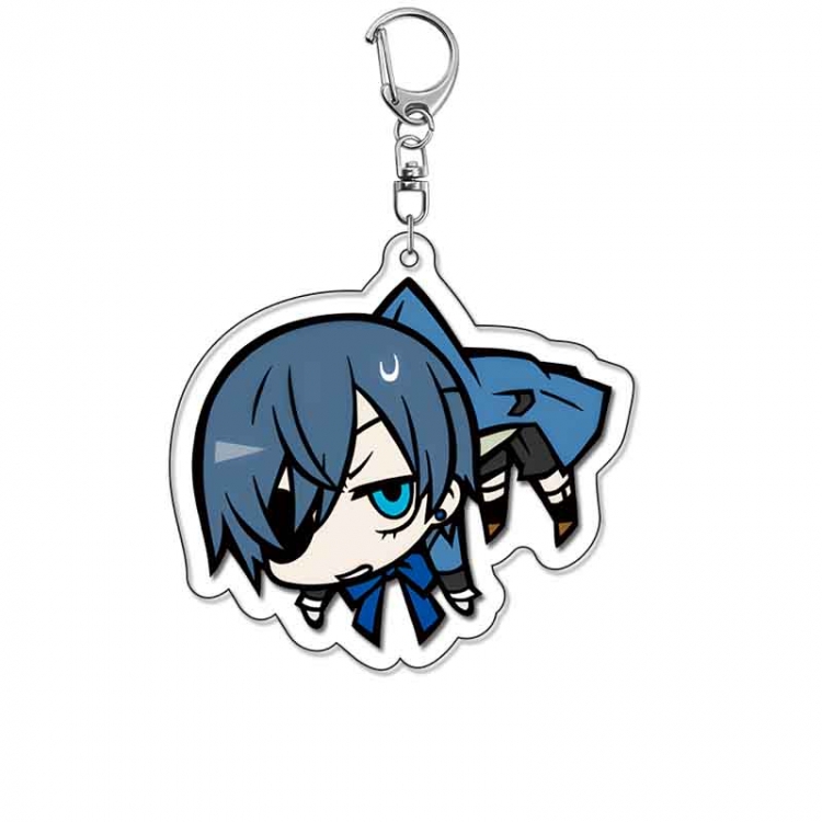 Kuroshitsuji Anime Acrylic Keychain Charm price for 5 pcs 18105