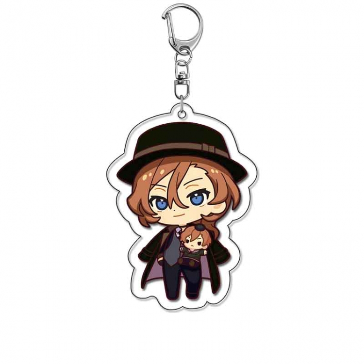 Bungo Stray Dogs Anime Acrylic Keychain Charm price for 5 pcs 18125