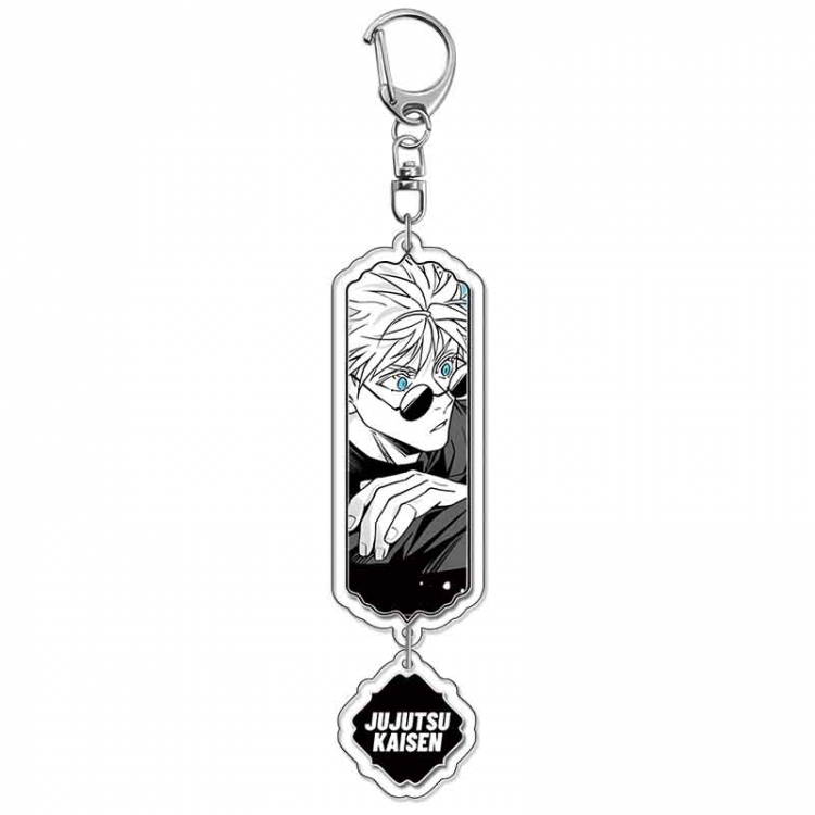 Jujutsu Kaisen  Anime peripheral acrylic keychain Long pendant 8.5cm price for 5 pcs