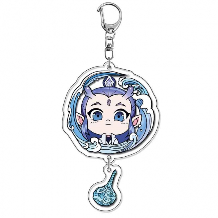 Nezha Anime acrylic Pendant Key Chain  price for 5 pcs 18153