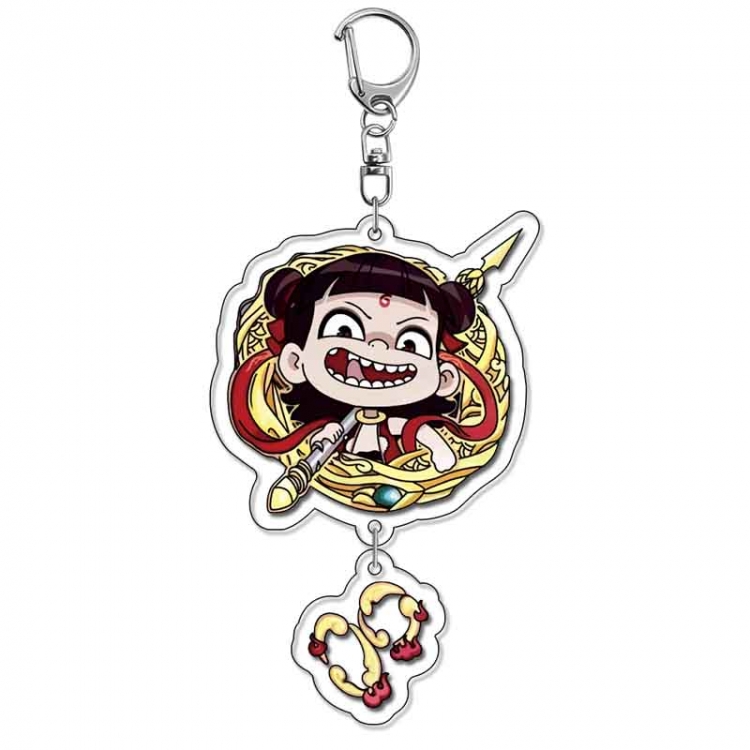 Nezha Anime acrylic Pendant Key Chain  price for 5 pcs 18155