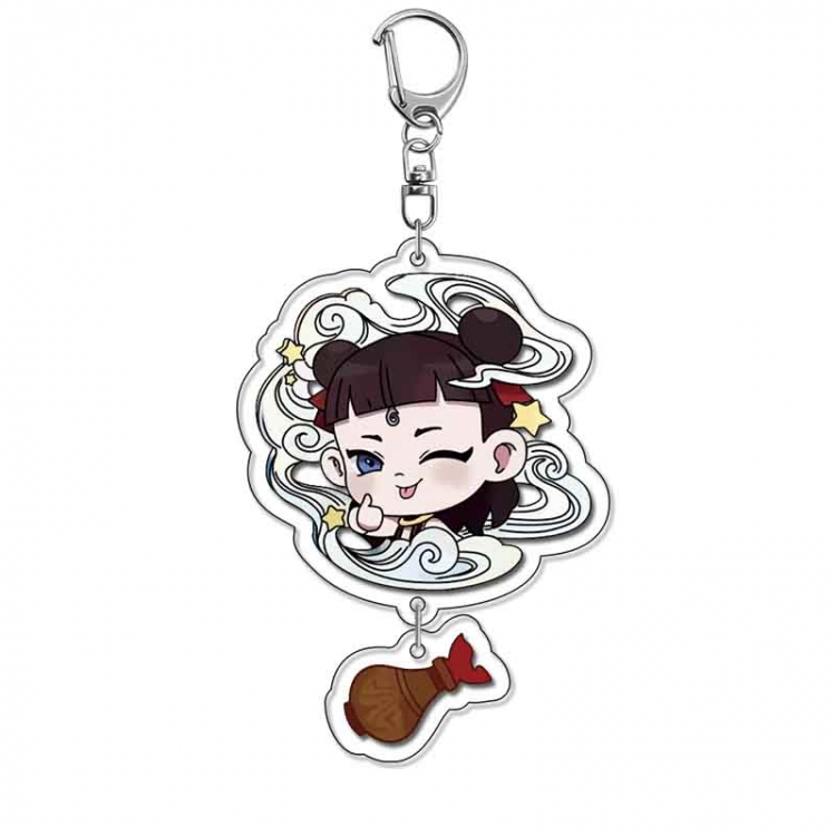 Nezha Anime acrylic Pendant Key Chain  price for 5 pcs 18154