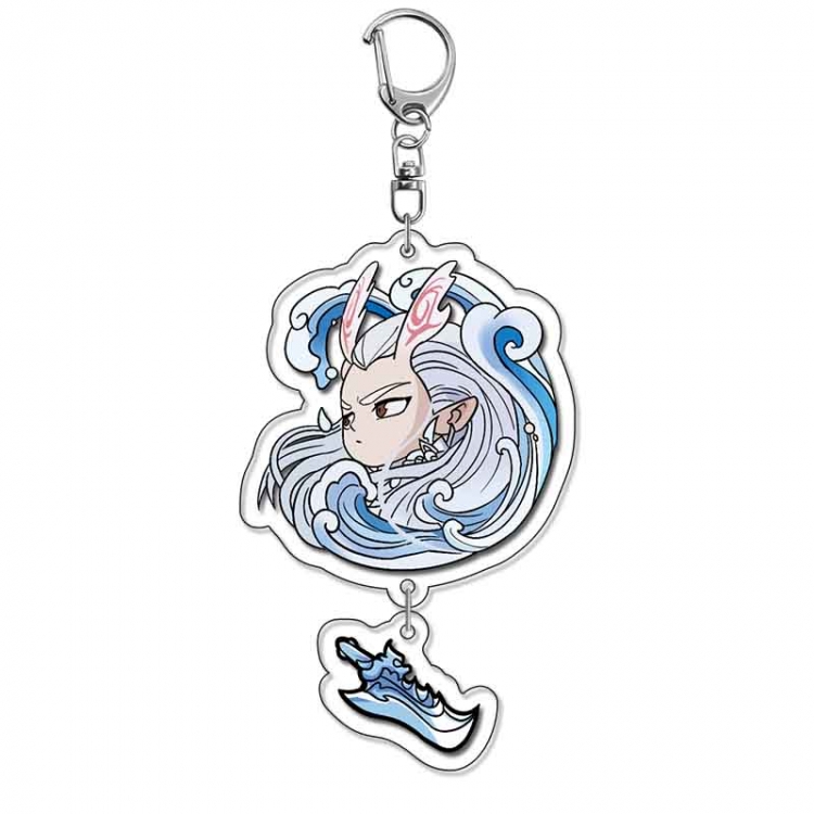 Nezha Anime acrylic Pendant Key Chain  price for 5 pcs 18150