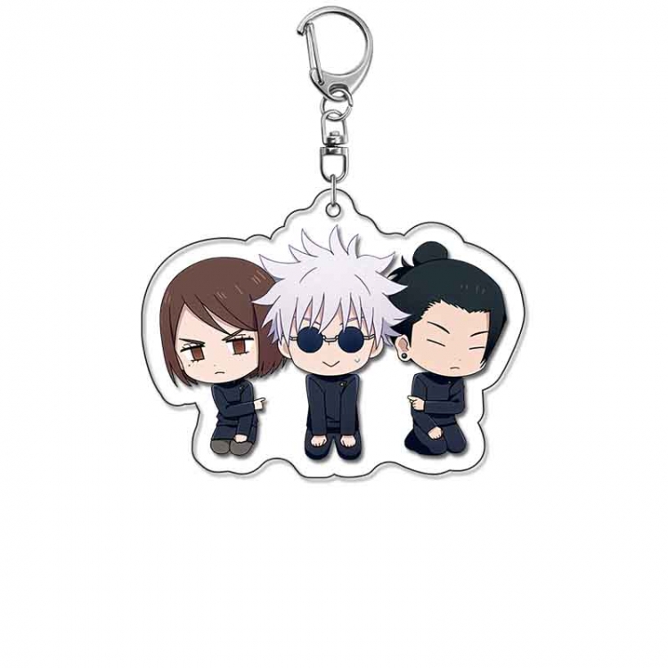 Jujutsu Kaisen Anime Acrylic Keychain Charm price for 5 pcs