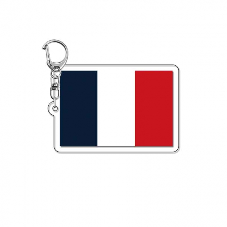 French flag Anime Acrylic Keychain Charm price for 5 pcs