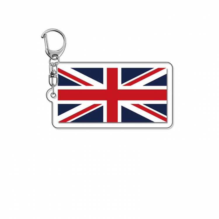 British flag Anime Acrylic Keychain Charm price for 5 pcs