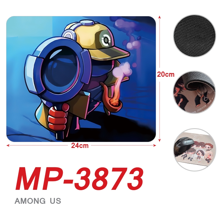 Among us Anime Full Color Printing Mouse Pad Unlocked 20X24cm price for 5 pcs  MP-3873