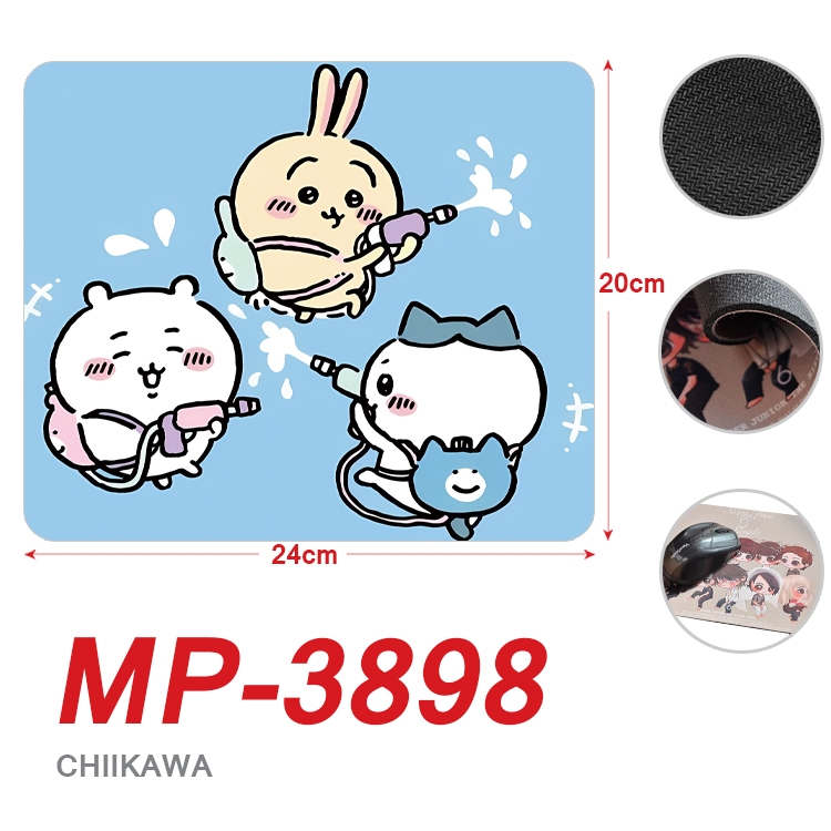 Chiikawa Anime Full Color Printing Mouse Pad Unlocked 20X24cm price for 5 pcs MP-3898