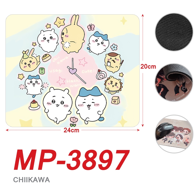 Chiikawa Anime Full Color Printing Mouse Pad Unlocked 20X24cm price for 5 pcs MP-3897