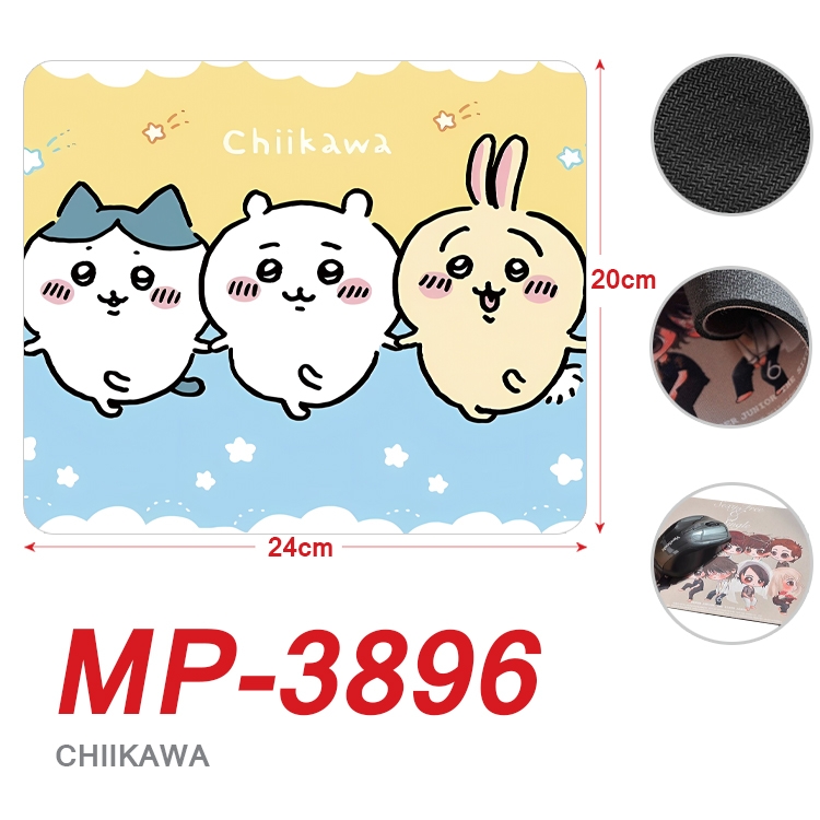 Chiikawa Anime Full Color Printing Mouse Pad Unlocked 20X24cm price for 5 pcs MP-3896