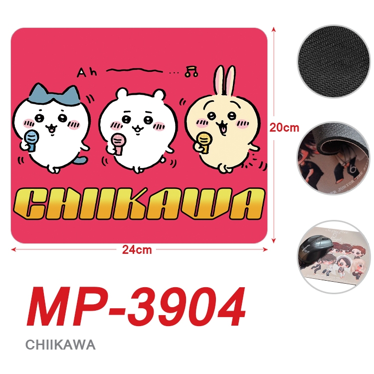 Chiikawa Anime Full Color Printing Mouse Pad Unlocked 20X24cm price for 5 pcs MP-3904