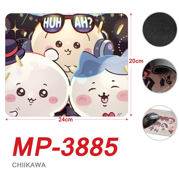 Chiikawa Anime Full Color Printing Mouse Pad Unlocked 20X24cm price for 5 pcs MP-3885