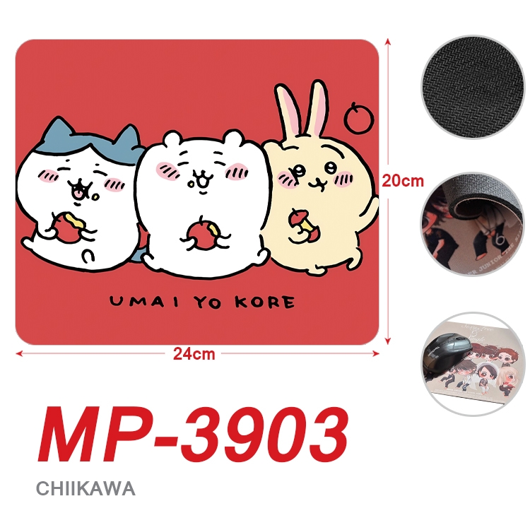 Chiikawa Anime Full Color Printing Mouse Pad Unlocked 20X24cm price for 5 pcs  MP-3903