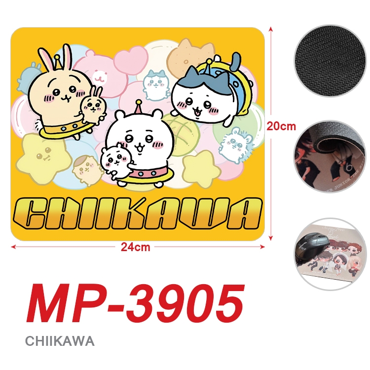 Chiikawa Anime Full Color Printing Mouse Pad Unlocked 20X24cm price for 5 pcs  MP-3905