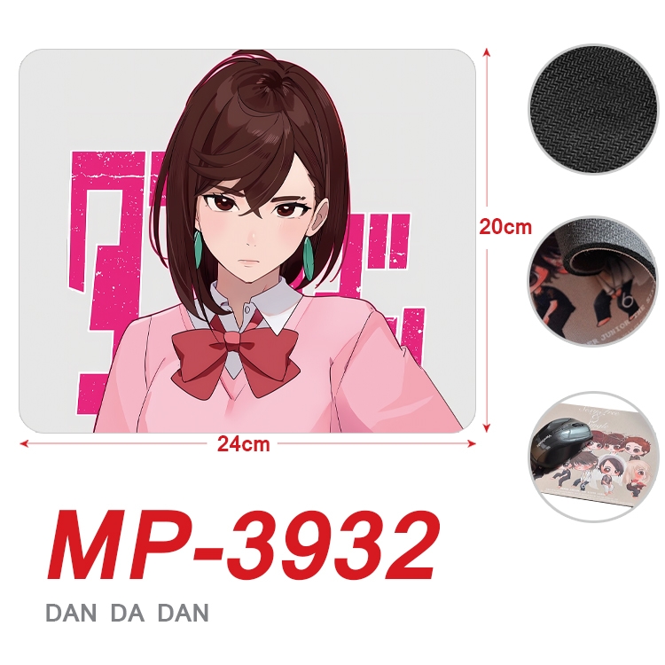 DANDADAN Anime Full Color Printing Mouse Pad Unlocked 20X24cm price for 5 pcs MP-3932