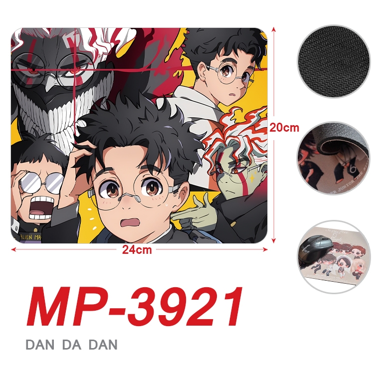 DANDADAN Anime Full Color Printing Mouse Pad Unlocked 20X24cm price for 5 pcs  MP-3921