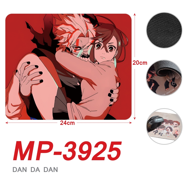 DANDADAN Anime Full Color Printing Mouse Pad Unlocked 20X24cm price for 5 pcs MP-3925