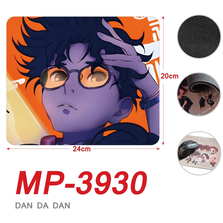 DANDADAN Anime Full Color Printing Mouse Pad Unlocked 20X24cm price for 5 pcs MP-3930