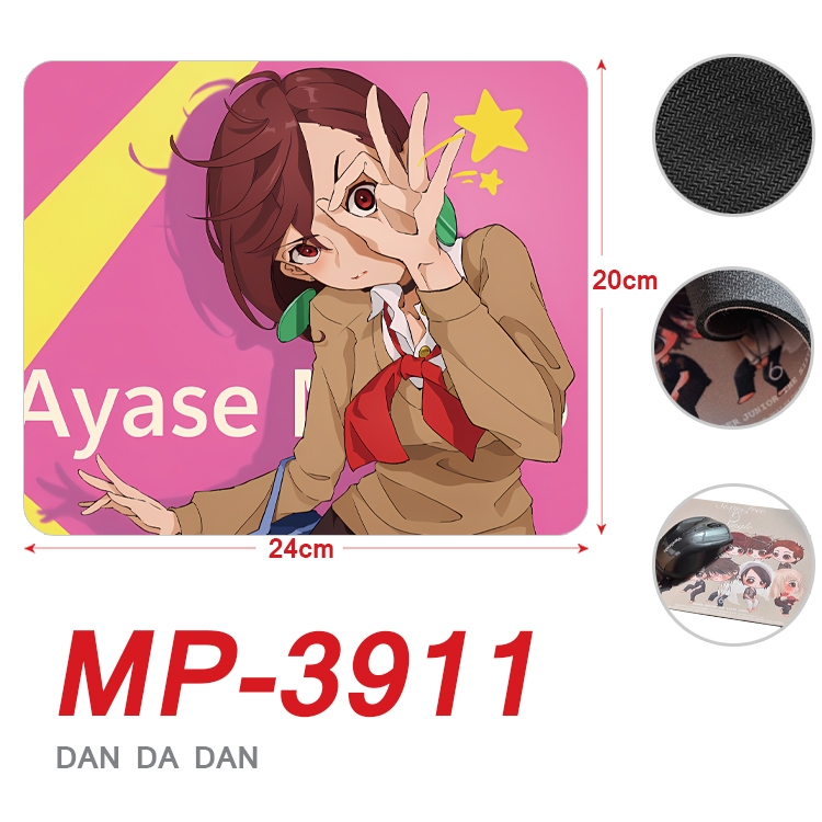 DANDADAN Anime Full Color Printing Mouse Pad Unlocked 20X24cm price for 5 pcs MP-3911