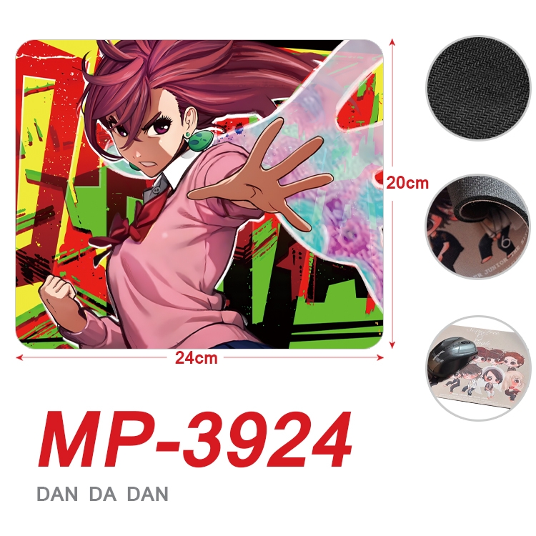 DANDADAN Anime Full Color Printing Mouse Pad Unlocked 20X24cm price for 5 pcs MP-3924