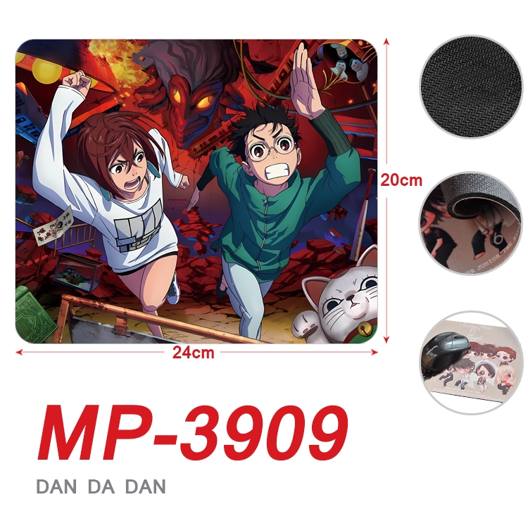 DANDADAN Anime Full Color Printing Mouse Pad Unlocked 20X24cm price for 5 pcs MP-3909