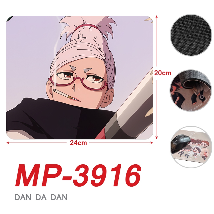 DANDADAN Anime Full Color Printing Mouse Pad Unlocked 20X24cm price for 5 pcs MP-3916