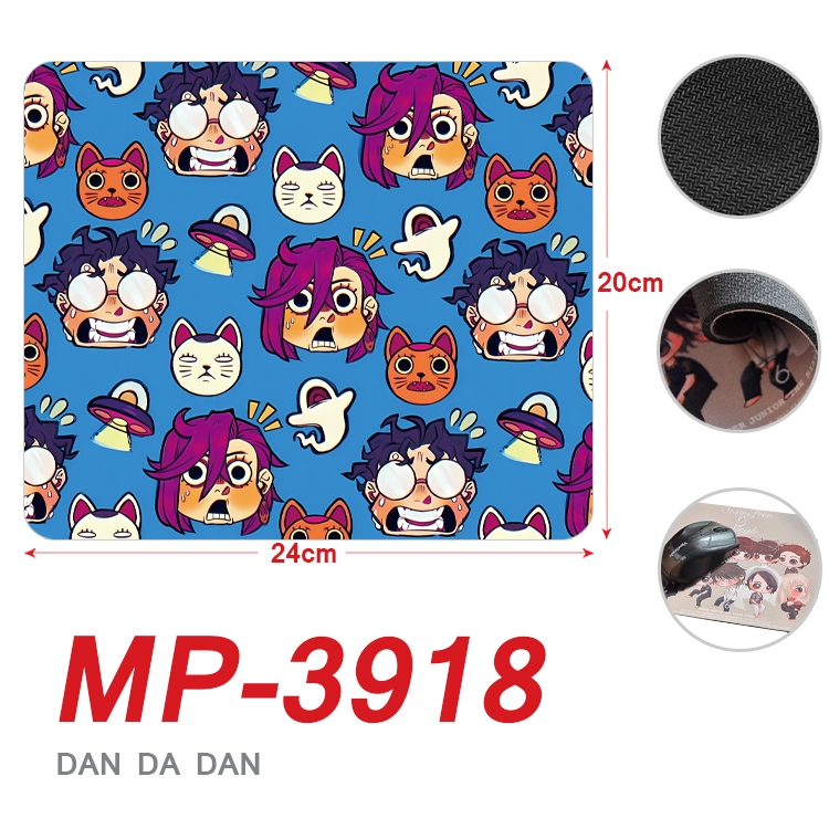 DANDADAN Anime Full Color Printing Mouse Pad Unlocked 20X24cm price for 5 pcs MP-3918