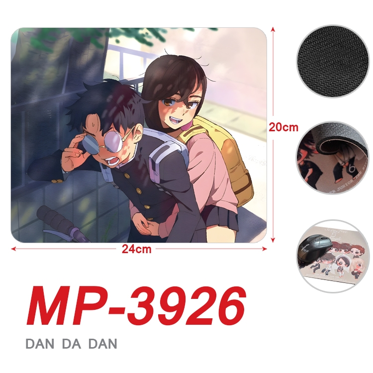 DANDADAN Anime Full Color Printing Mouse Pad Unlocked 20X24cm price for 5 pcs MP-3926