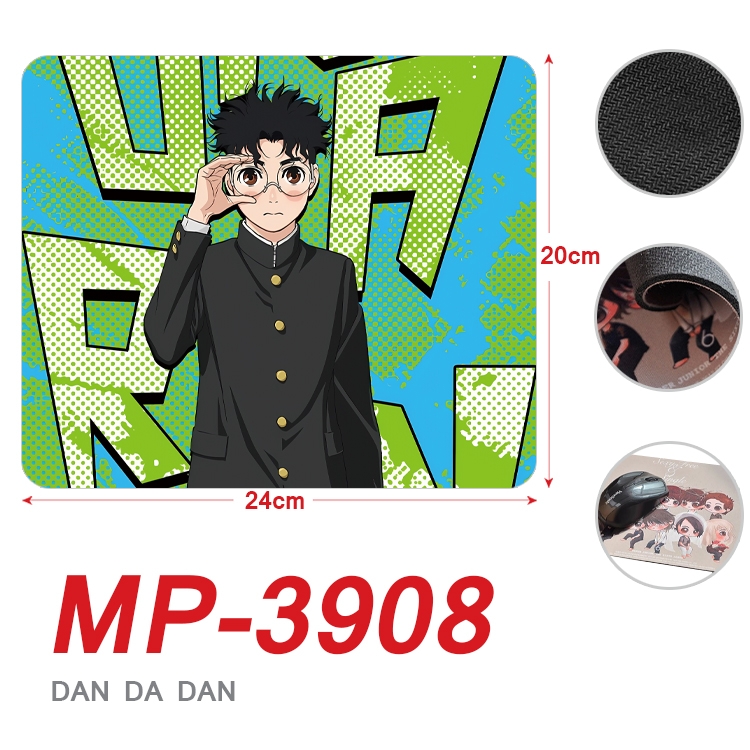 DANDADAN Anime Full Color Printing Mouse Pad Unlocked 20X24cm price for 5 pcs  MP-3908